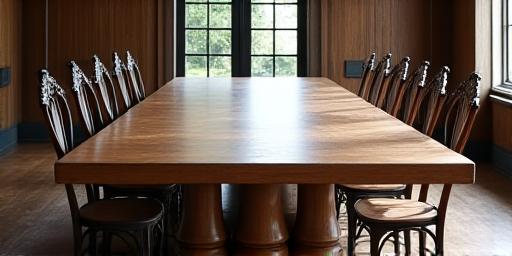 Antikk spisebord restaurert med naturlig treolje